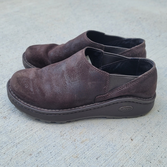 Chaco zogonnit Vibram Nurl Brown suede slip on 9.5 main image 6